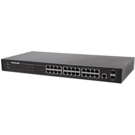 Intellinet 560917 Netwerk-Switch Managed Gigabit Ethernet (10/100/1000) 1U Zwart ** New Retail **