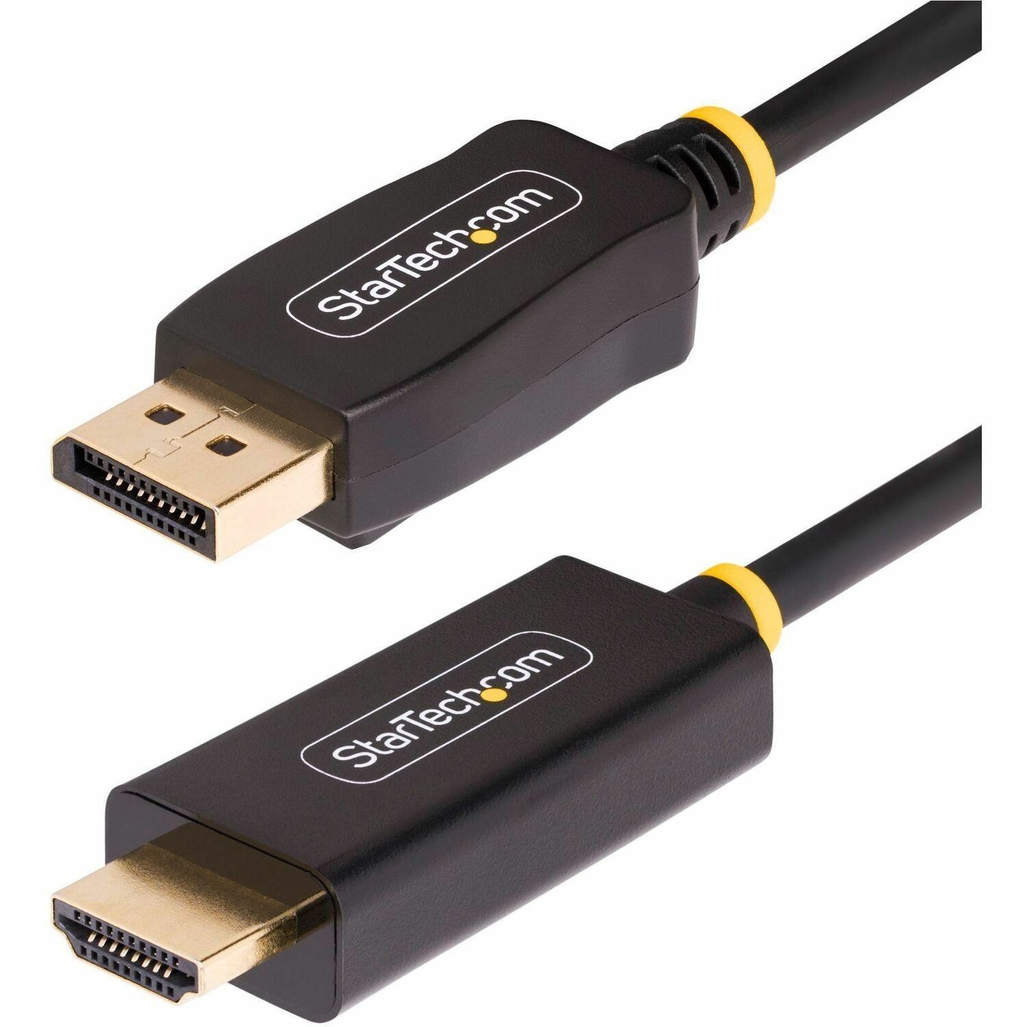StarTech 1m DisplayPort to HDMI Adapter Cable, 4K 60Hz with HDR, DP to HDMI 2.0b Cable, Active Video Converter