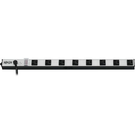 Eaton Tripp Lite Series 8-Outlet Vertical Power Strip, 120V, 15A, 10 ft. (3.05 m) Cord, 5-15P, 24 in.