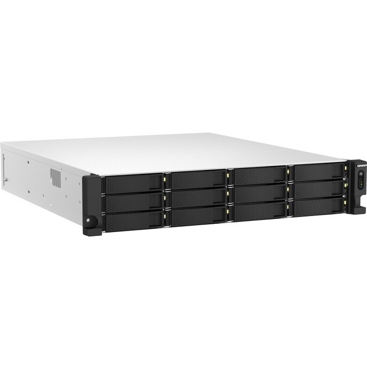 QNAP TS-h1887XU-RP-E2334-16G 18 x Total Bays SAN/NAS Storage System - 5 GB Flash Memory Capacity - Intel Xeon E-2334 Quad-core (4 Core) 3.40 GHz - 16 GB RAM - DDR4 SDRAM - 2U Rack-mountable