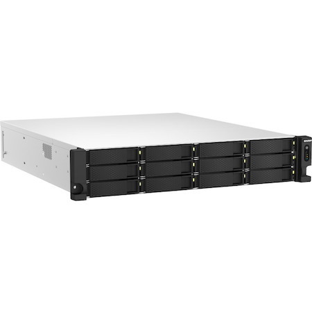 QNAP TS-h1887XU-RP-E2334-16G 18 x Total Bays SAN/NAS Storage System - 5 GB Flash Memory Capacity Xeon E-2334 Quad-core (4 Core) 3.40 GHz - 16 GB RAM - DDR4 SDRAM - 2U Rack-mountable