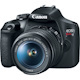Canon EOS Rebel T7 24.1 Megapixel Digital SLR Camera with Lens - 0.71" - 2.17" (Lens 1), 2.95" - 11.81" (Lens 2)