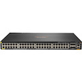 HPE CX 6300 6300M 48 Ports Manageable Ethernet Switch - Gigabit Ethernet, 50 Gigabit Ethernet - 10/100/1000Base-T, 50GBase-X