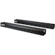 StarTech.com Vertical Cable Organizer with Finger Ducts - Vertical Cable Management Panel - Rack-Mount Cable Raceway - 40U - 6 ft.