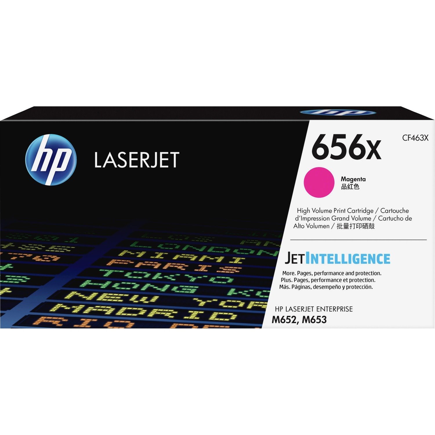 HP 656X (CF463X) Original High Yield Laser Toner Cartridge - Magenta - 1 Each