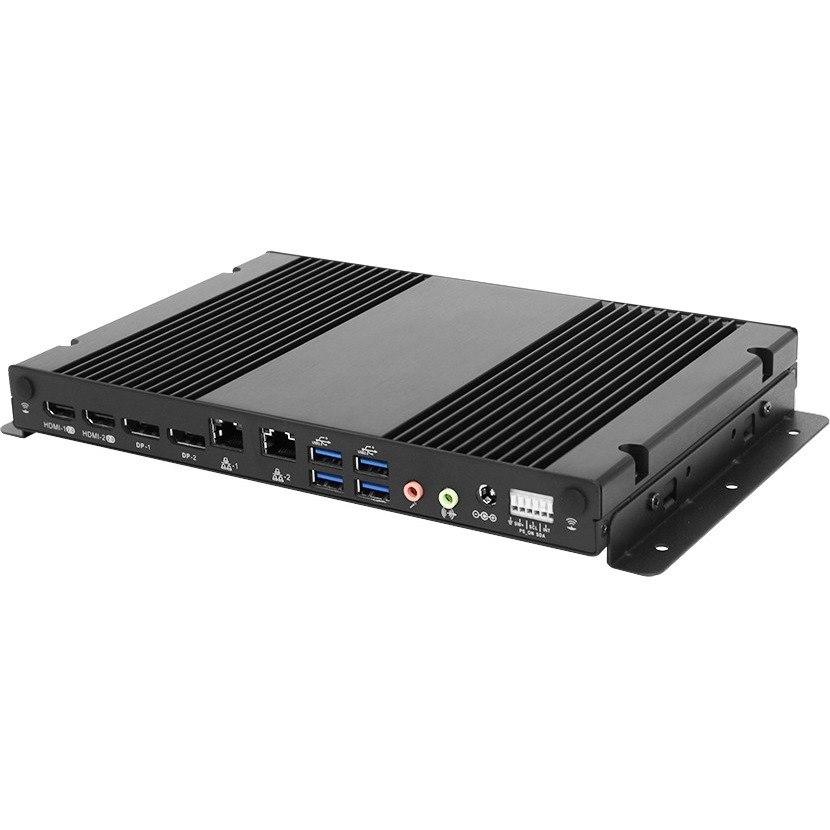 AOPEN Digital Engine DEX5750 Desktop Computer - Fanless - Intel 11th Gen - 8 GB RAM DDR4 SDRAM - 128 GB M.2 SSD - Mini PC