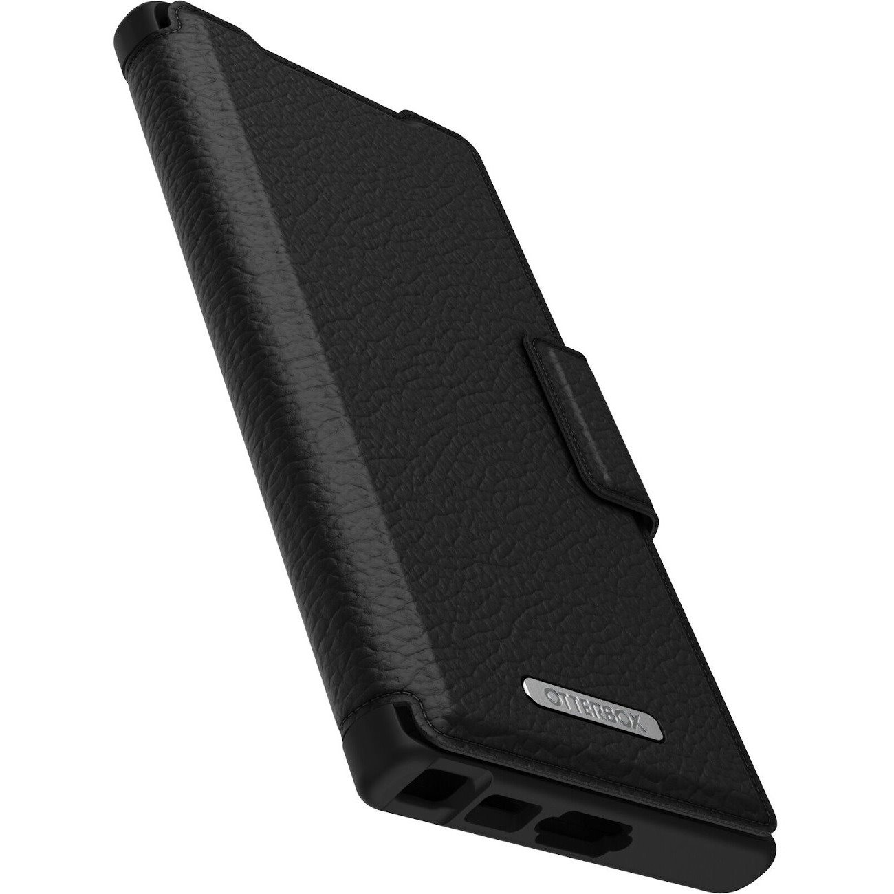OtterBox Strada Carrying Case (Folio) Samsung Galaxy S23 Ultra Smartphone - Shadow