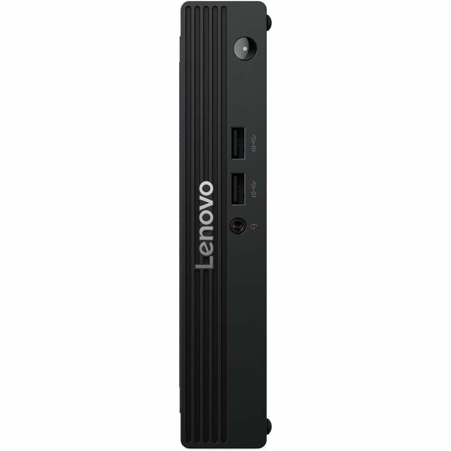 Lenovo V100q 13GG000FUS Desktop Computer - Intel N-Series N100 - 8 GB - 128 GB PCI Express NVMe 3.0 x4 SSD - Tiny - Black
