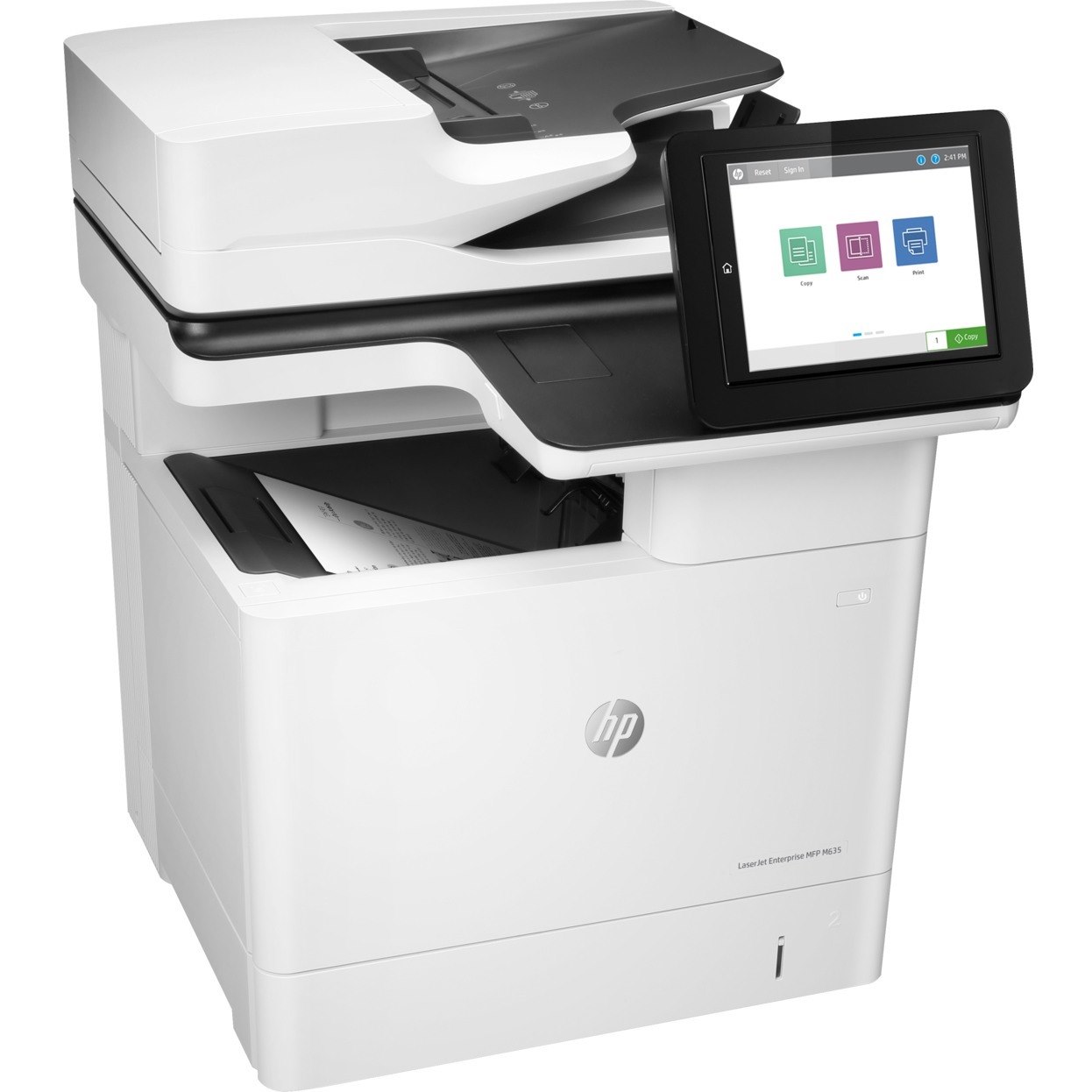 HP LaserJet Enterprise M635h Laser Multifunction Printer - Monochrome
