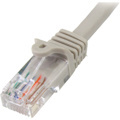StarTech.com 15 m Cat5e Gray Snagless RJ45 UTP Cat 5e Patch Cable - 15m Patch Cord