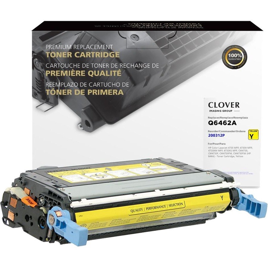 Clover Imaging Remanufactured Yellow Toner Cartridge for HP 644A (Q6462A)