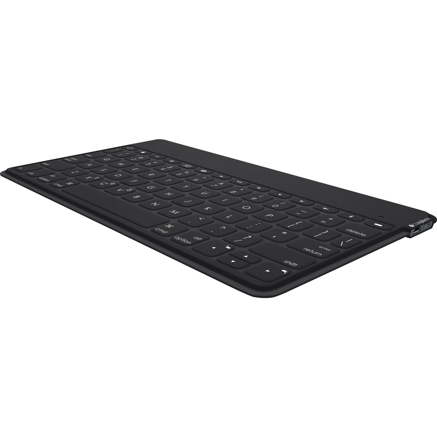 Logitech Keys-To-Go Keyboard - Wireless Connectivity - Italian - QWERTY Layout - Black