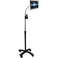 CTA Compact Security Gooseneck Floor Stand for 7-13 Inch Tablets, including iPad 10.2-inch (7th/ 8th/ 9th Gen.)