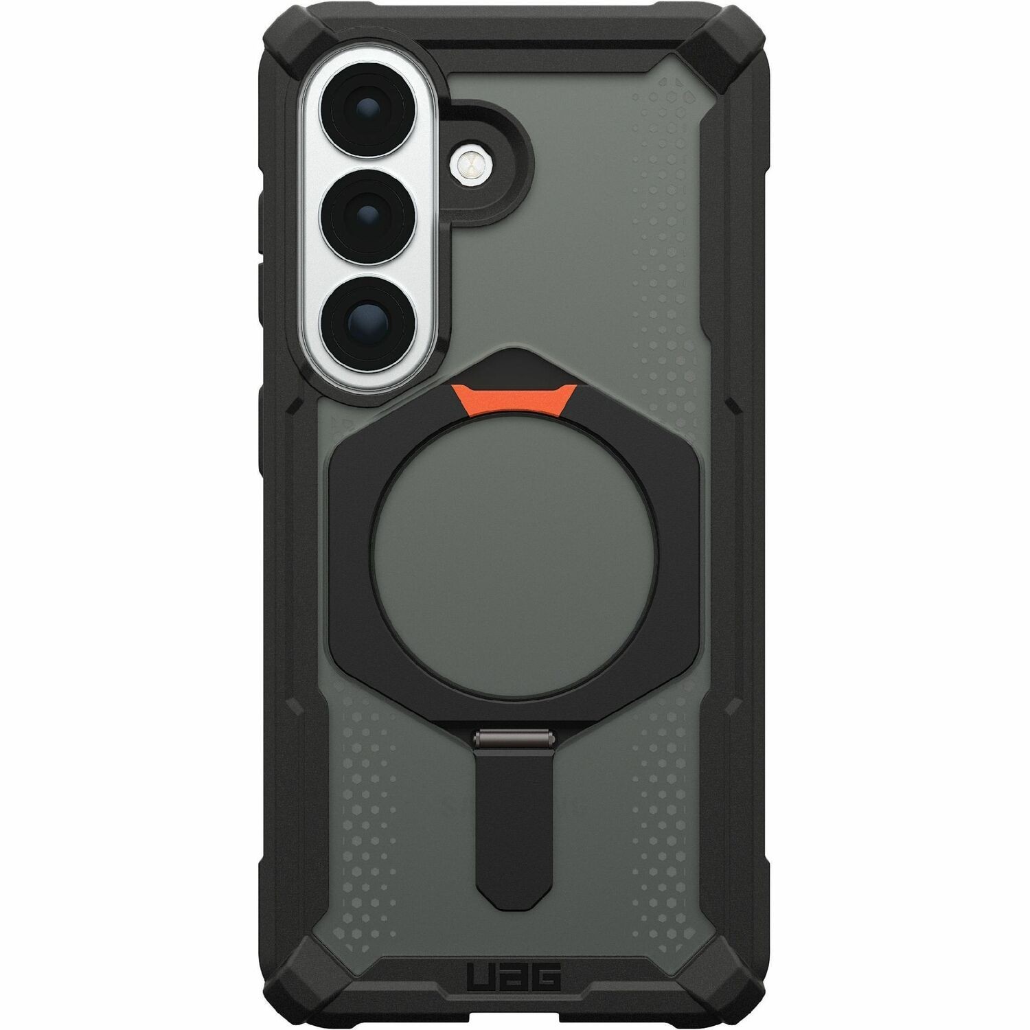 Urban Armor Gear Plasma Xte Rugged Kickstand Case w/Magnets Black/Orange For Samsung Galaxy S26