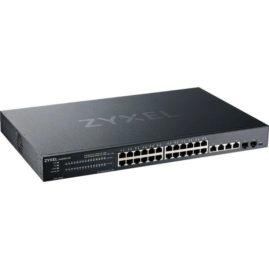 ZYXEL XMG1930-30 24-Port 2.5G Multi-Gigabit L3 Smart Nebula Cloud Managed Switch with 2 10G SFP+ Uplinks and 4 10G Ethernet