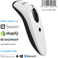 SocketScan® S730, 1D Laser Barcode Scanner, White