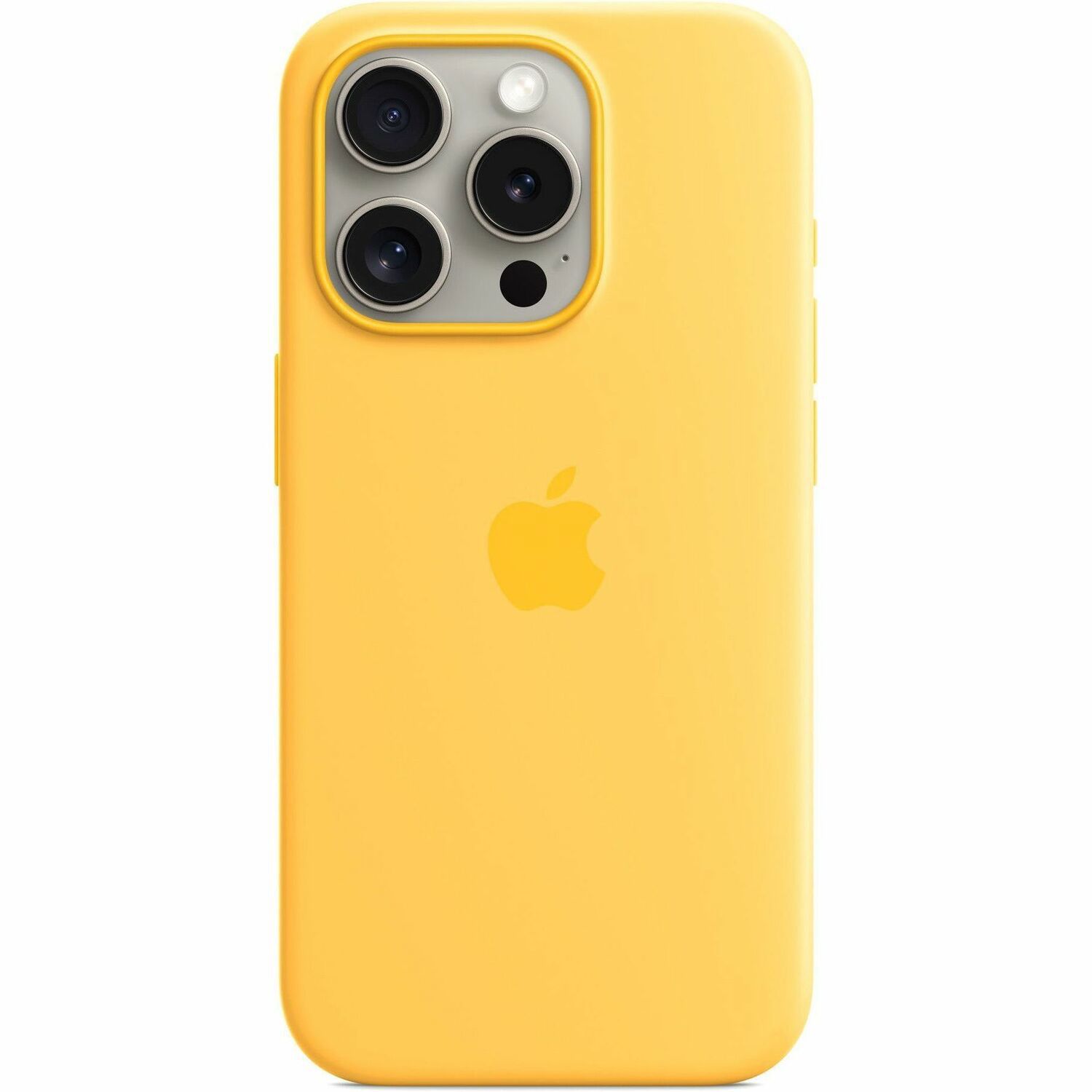 Apple iPhone 15 Pro Silicone Case with MagSafe - Sunshine