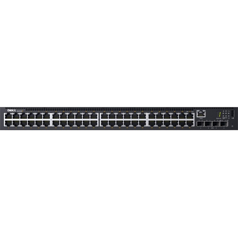 Dell N1500 N1548P 48 Ports Manageable Ethernet Switch - Gigabit Ethernet, 10 Gigabit Ethernet - 1000Base-T, 10GBase-X