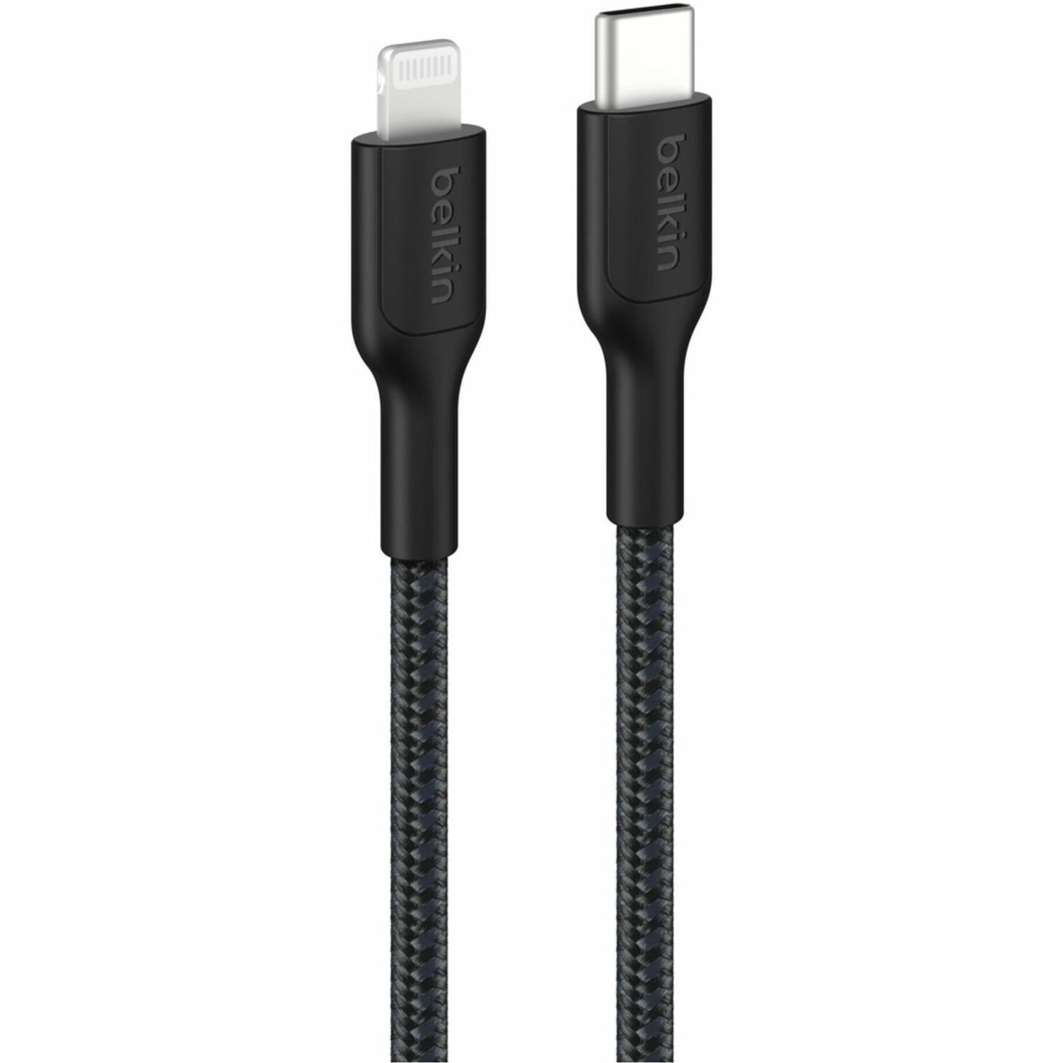 Belkin Boostcharge Pro Braided Lightning To Usb-C Cable (2M) - Black (Caa022fq2mbk),3A/15W, 480Mbps,350K+ Bends,Apple, MFI-Certified, 2 Years Warranty