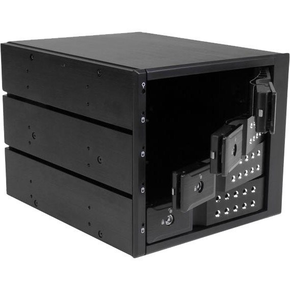 StarTech.com 4 Bay Aluminum Trayless Hot Swap Mobile Rack Backplane for 3.5in SAS II/SATA III - 6 Gbps HDD