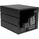 StarTech.com 4 Bay Aluminum Trayless Hot Swap Mobile Rack Backplane for 3.5in SAS II/SATA III - 6 Gbps HDD