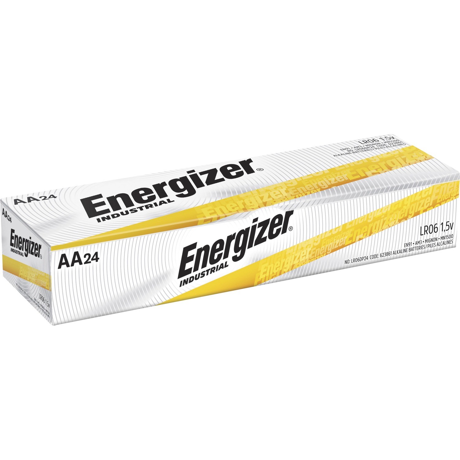 Energizer Industrial Alkaline AA Battery Boxes of 24