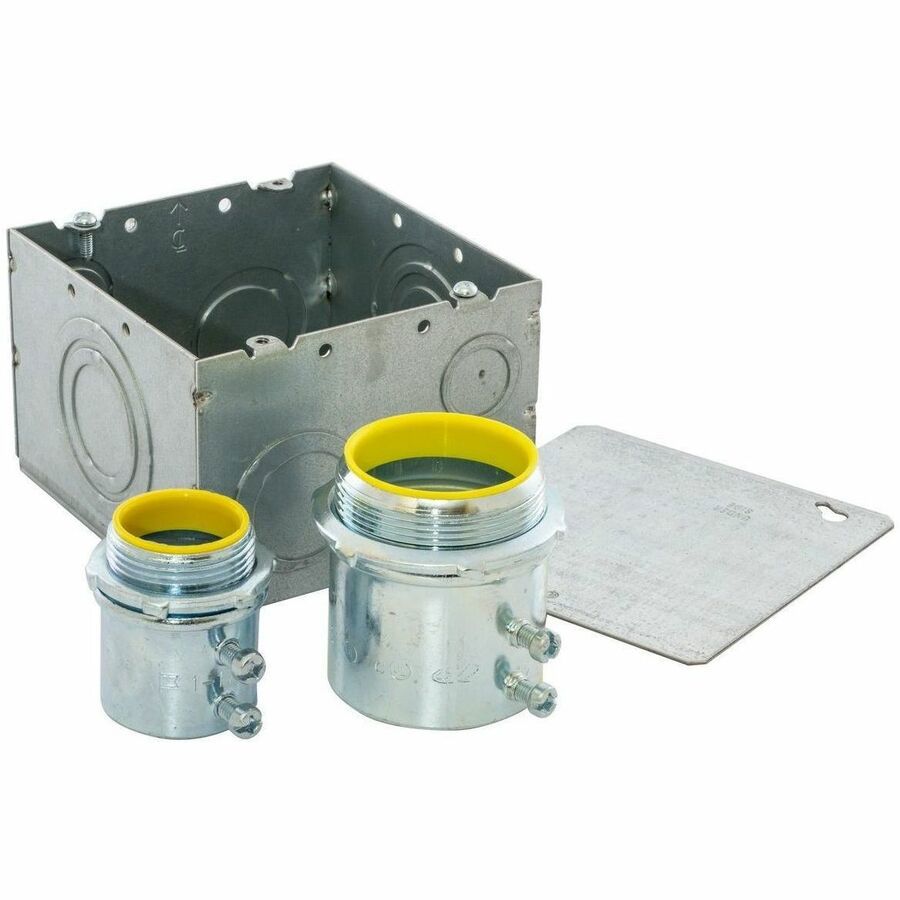 Hubbell Premise Wiring SystemOne, Fire-Rated Poke-Throughs, 4-11/16" Junction Box