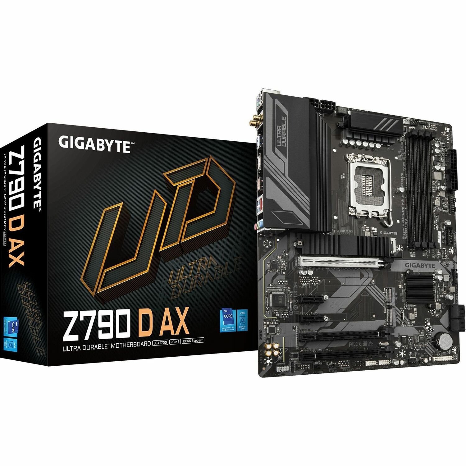 GIGABYTE Ultra Durable Z790 D AX Gaming Desktop Motherboard - Intel Z790 Chipset - Socket LGA-1700 - ATX