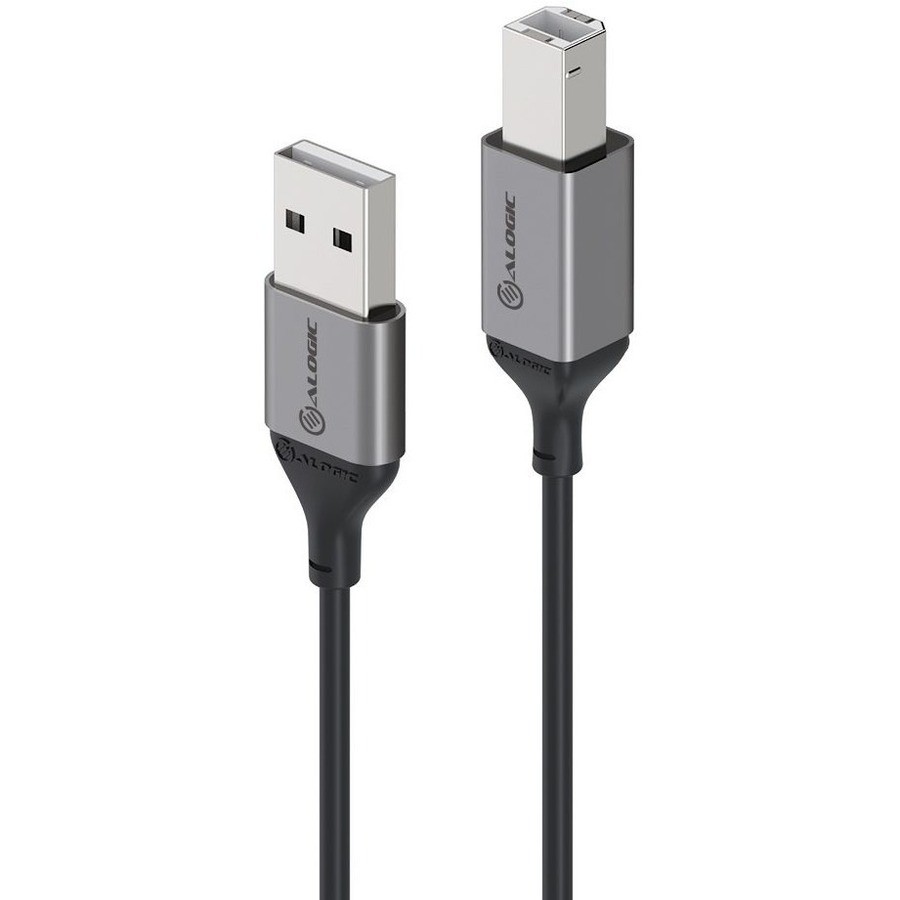 Alogic 2 m USB Data Transfer Cable for Peripheral Device, Scanner, Hard Drive, Printer, Docking Station, Computer - 1