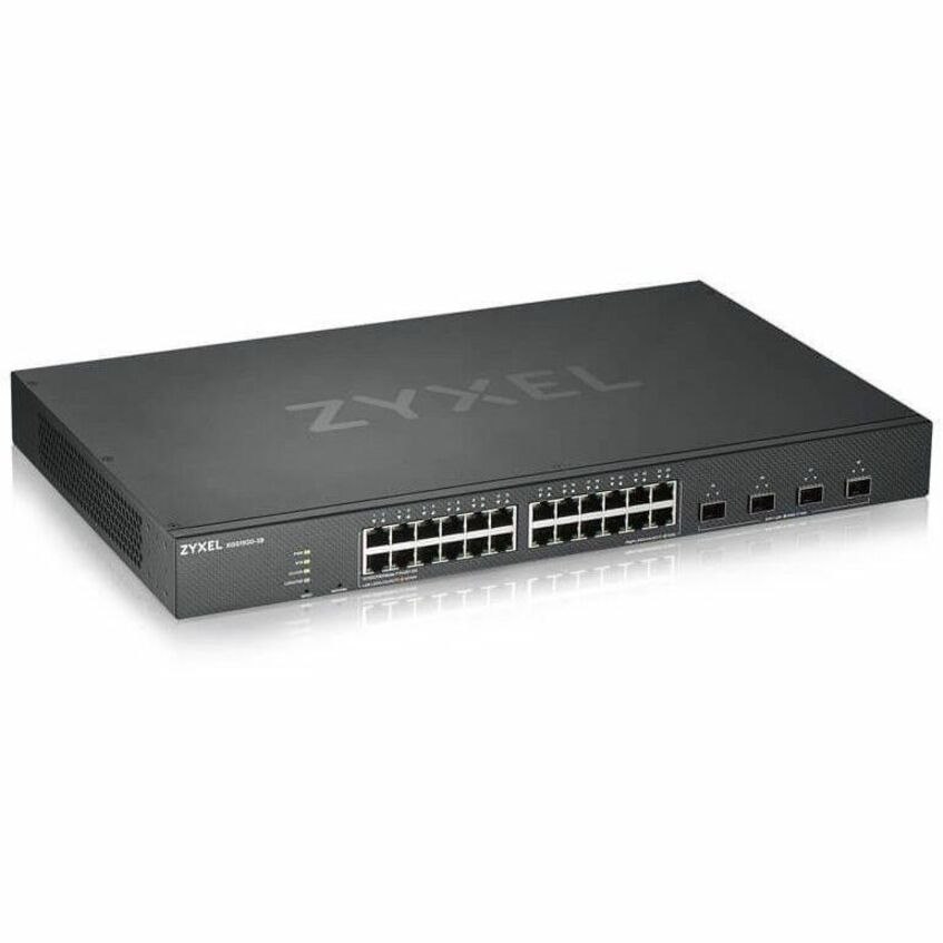 ZYXEL XGS1930 XGS1935-28 24 Poorten Beheer mogelijk Ethernetswitch - Gigabit Ethernet, 10Gigabit Ethernet - 100/1000Base-T, 10GBase-X - Zwart