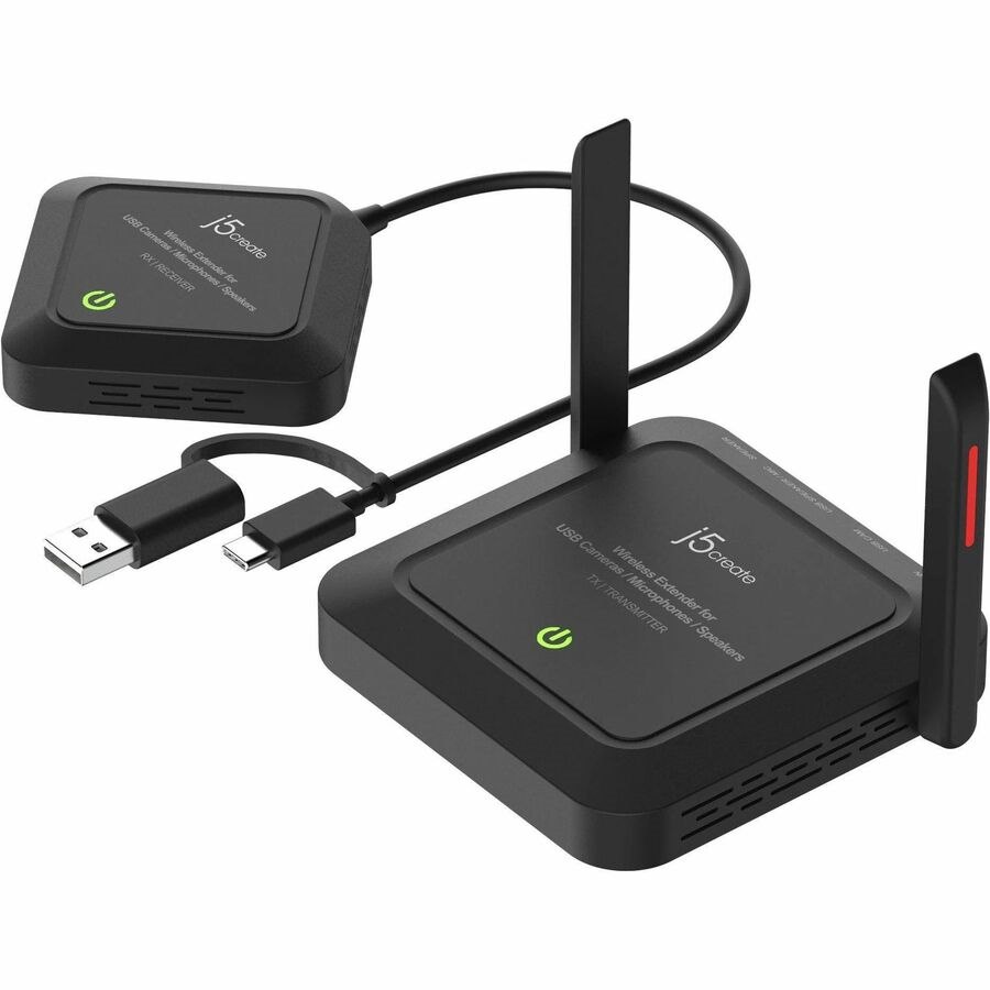j5create JVW120-N Video Extender Transmitter/Receiver - Wired/Wireless