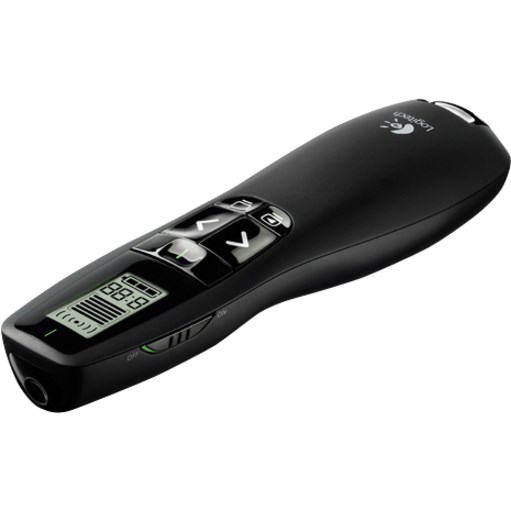 Logitech R700 Presentation Pointer - Radio Frequency - USB 2.0 - Laser - Black