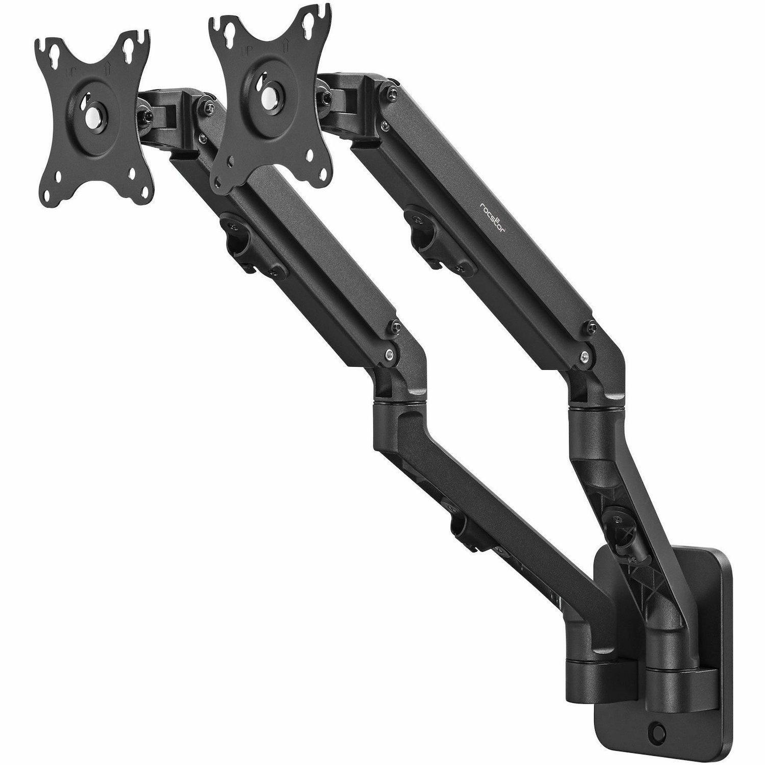 Rocstor ErgoReach Mounting Arm for Monitor, Display - Black - Landscape/Portrait