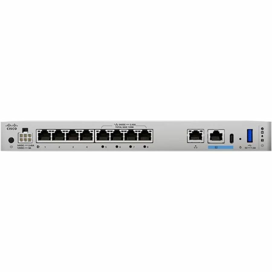 Cisco Secure Firewall 1210 Compact Security Appliance with PoE, Threat Defense Software