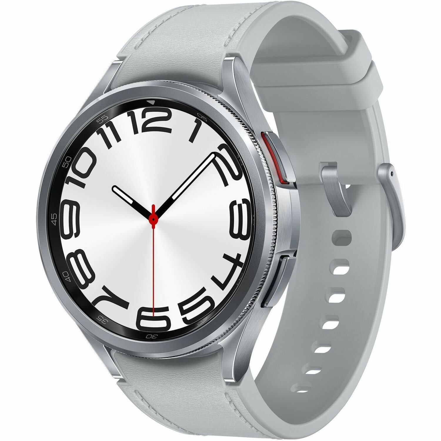 Samsung Galaxy Watch6 Classic Smart Watch - 47 mm Case Width - Silver Body Color