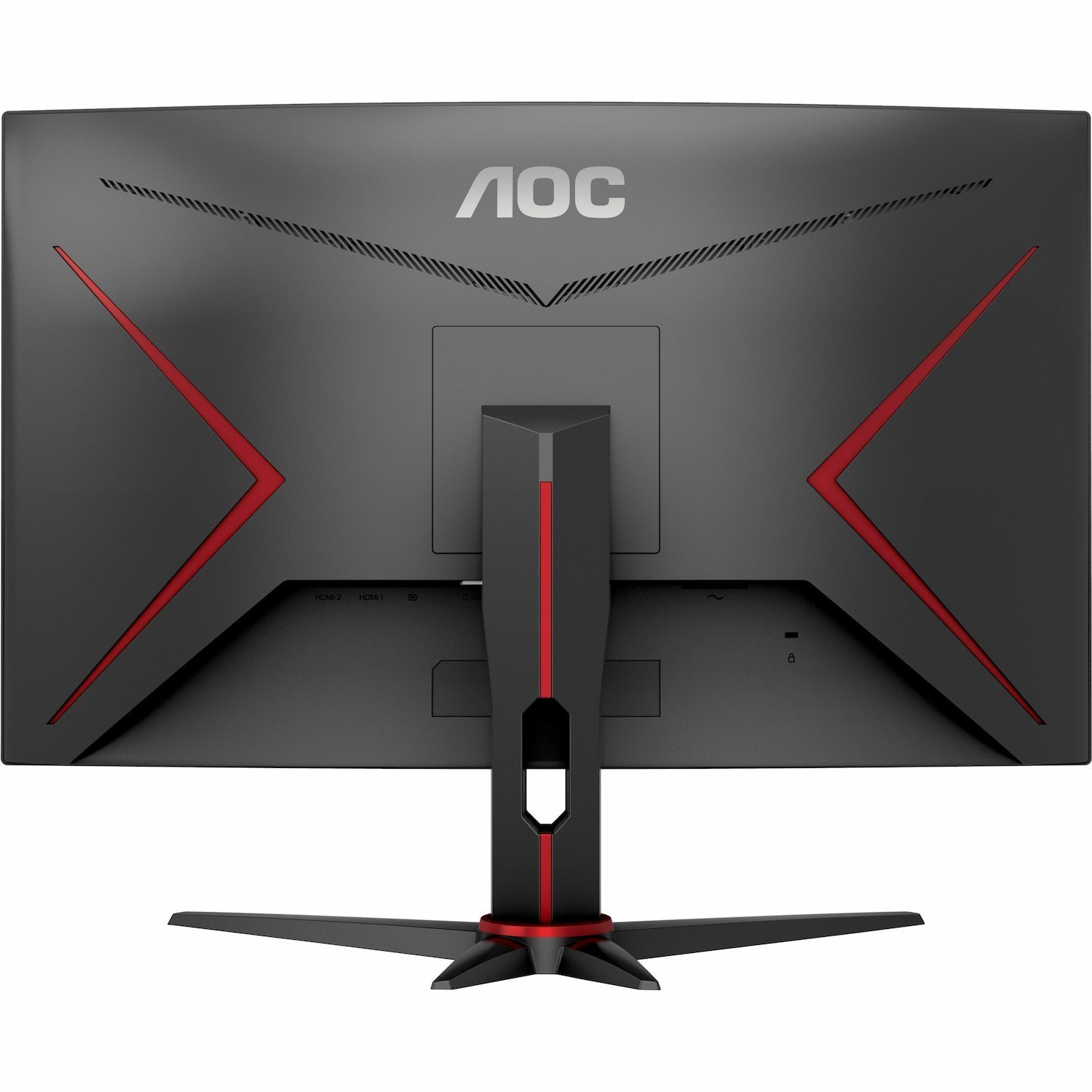 AOC C27G2E 27" Class Full HD Curved Screen Gaming LED Monitor - 16:9 - Black, Red