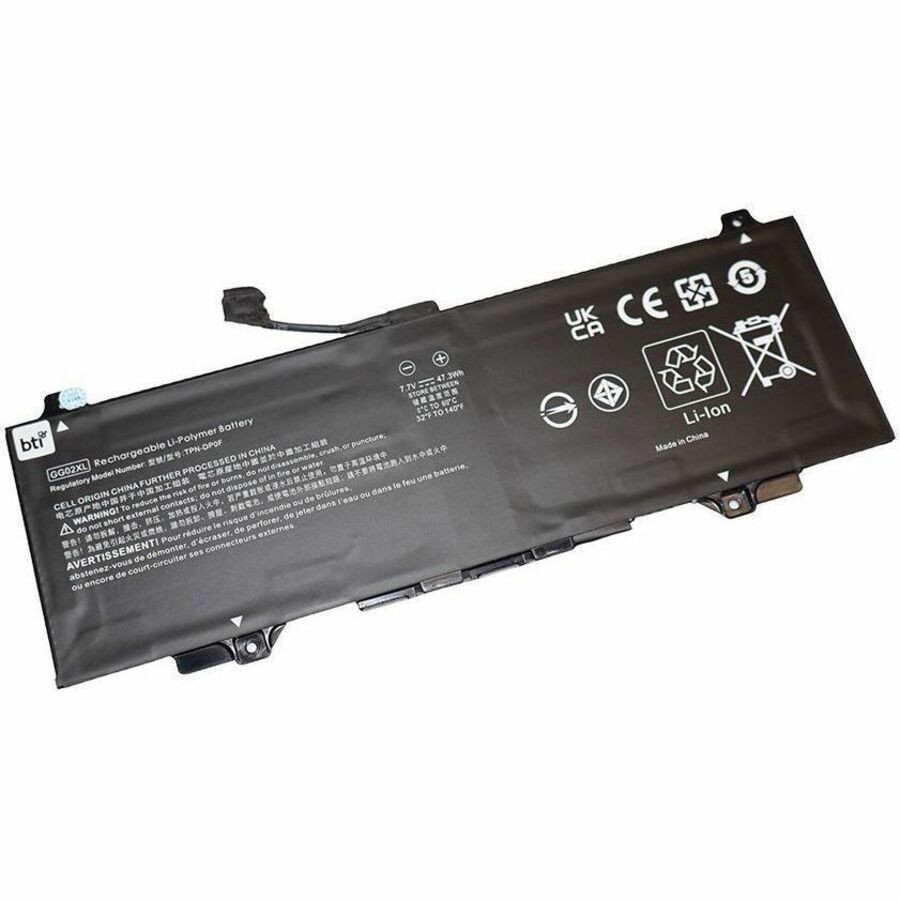 Battery Technology Bti N85243-001-Bti 2-Cell 7.7V Li-Ion Notebook Battery For N85243-001, GG02XL, G