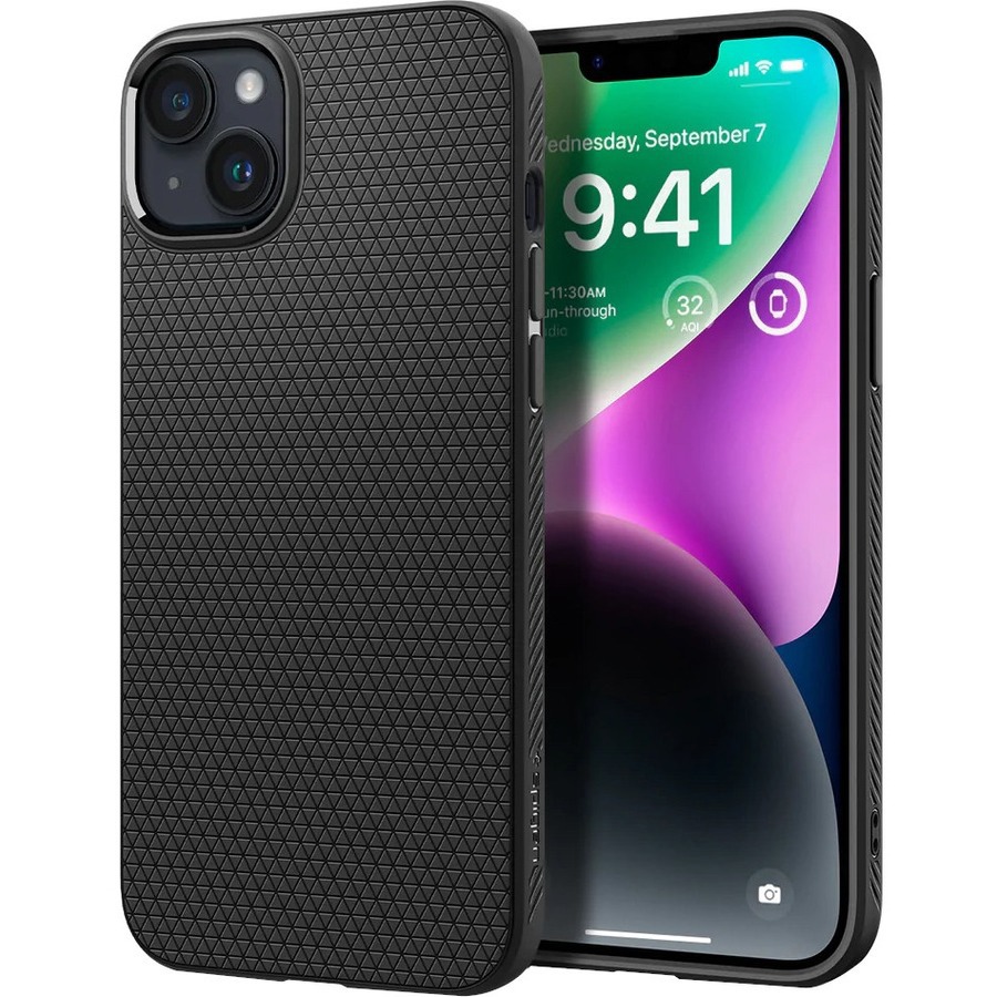 Spigen iPhone 14 Liq Air Mat BLCK