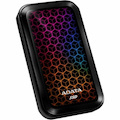 Adata SE770G 1 TB Portable Solid State Drive - External - SATA - Black
