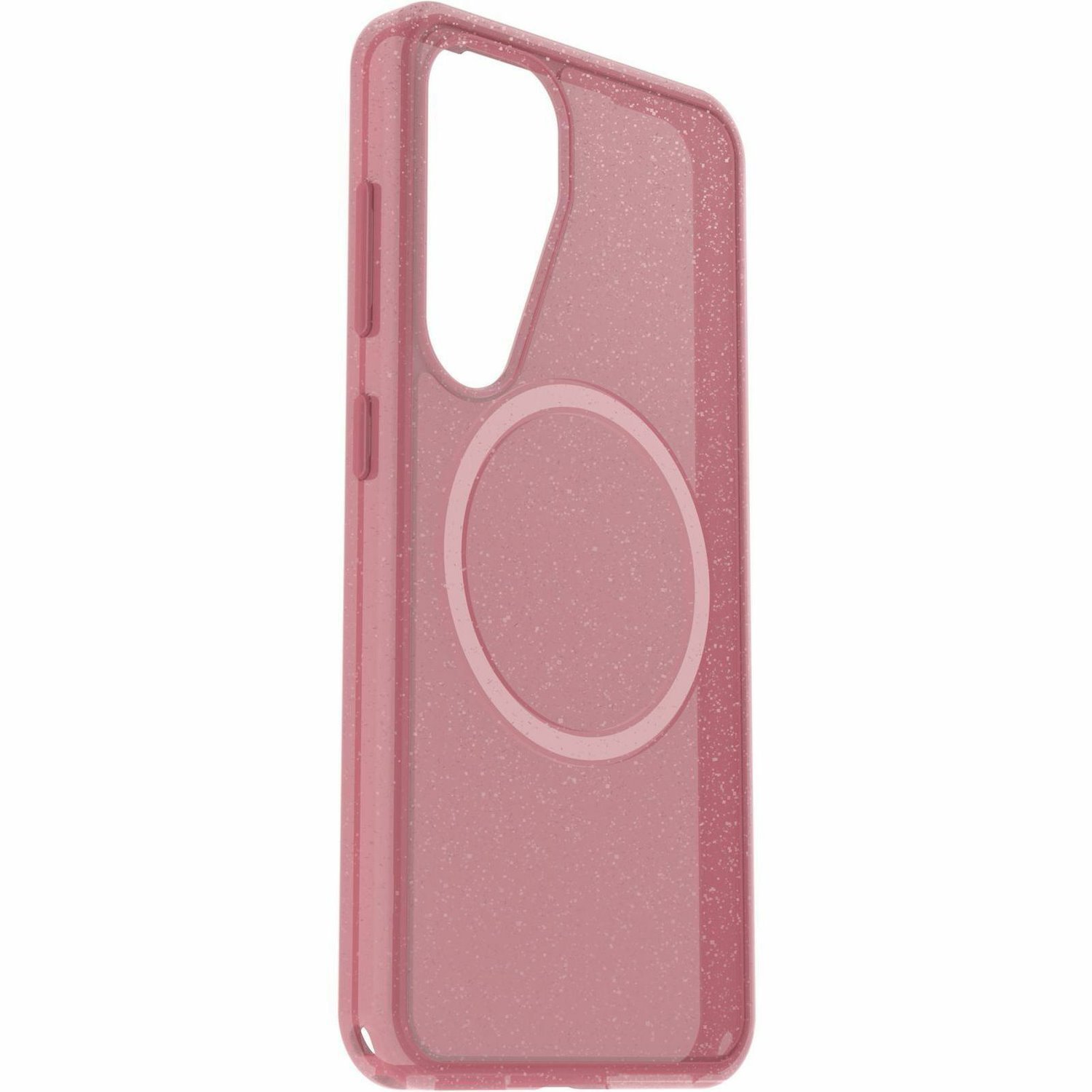 OtterBox Symmetry Series Clear Case for Samsung Galaxy S25 Smartphone - Foxberry (Pink)