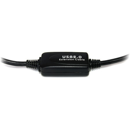 StarTech.com 9 m / 30 ft Active USB A to B Cable - M/M - Black USB 2.0 A to B Cord - Printer Cable - Extension USB Cable (USB2HAB30AC)
