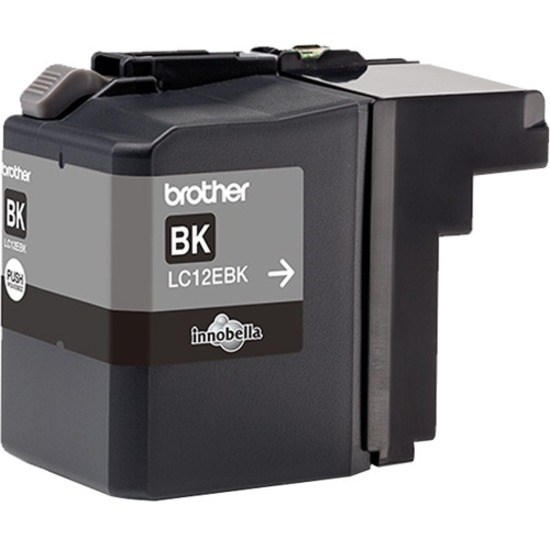 Brother LC12EBK Origineel Inkjet Inktcartridge - Zwart Verpakking