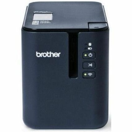 Brother PT-P900Wc Desktop Thermal Transfer Printer - Monochrome - Label Print - USB - Serial - IEEE 802.11b/g/n Wireless LAN - With Cutter