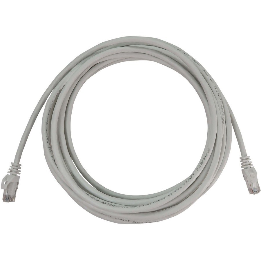 Eaton Tripp Lite Series Cat6a 10G Snagless Molded UTP Ethernet Cable (RJ45 M/M), PoE, White, 25 ft. (7.6 m)