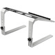 StarTech.com Adjustable Laptop Stand - Heavy Duty Steel & Aluminum - 3 Height Settings - Tilted - Ergonomic Laptop Riser for Desk (LTSTND)