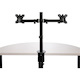 StarTech.com Desk Mount Dual Monitor Arm, Ergonomic VESA Compatible Mount for up to 32" (17.6lb/8kg) Display, Clamp/Grommet, Articulating