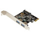 StarTech.com 2 Port PCI Express PCIe SuperSpeed USB 3.0 Controller Card w/ SATA Power - 5Gbps