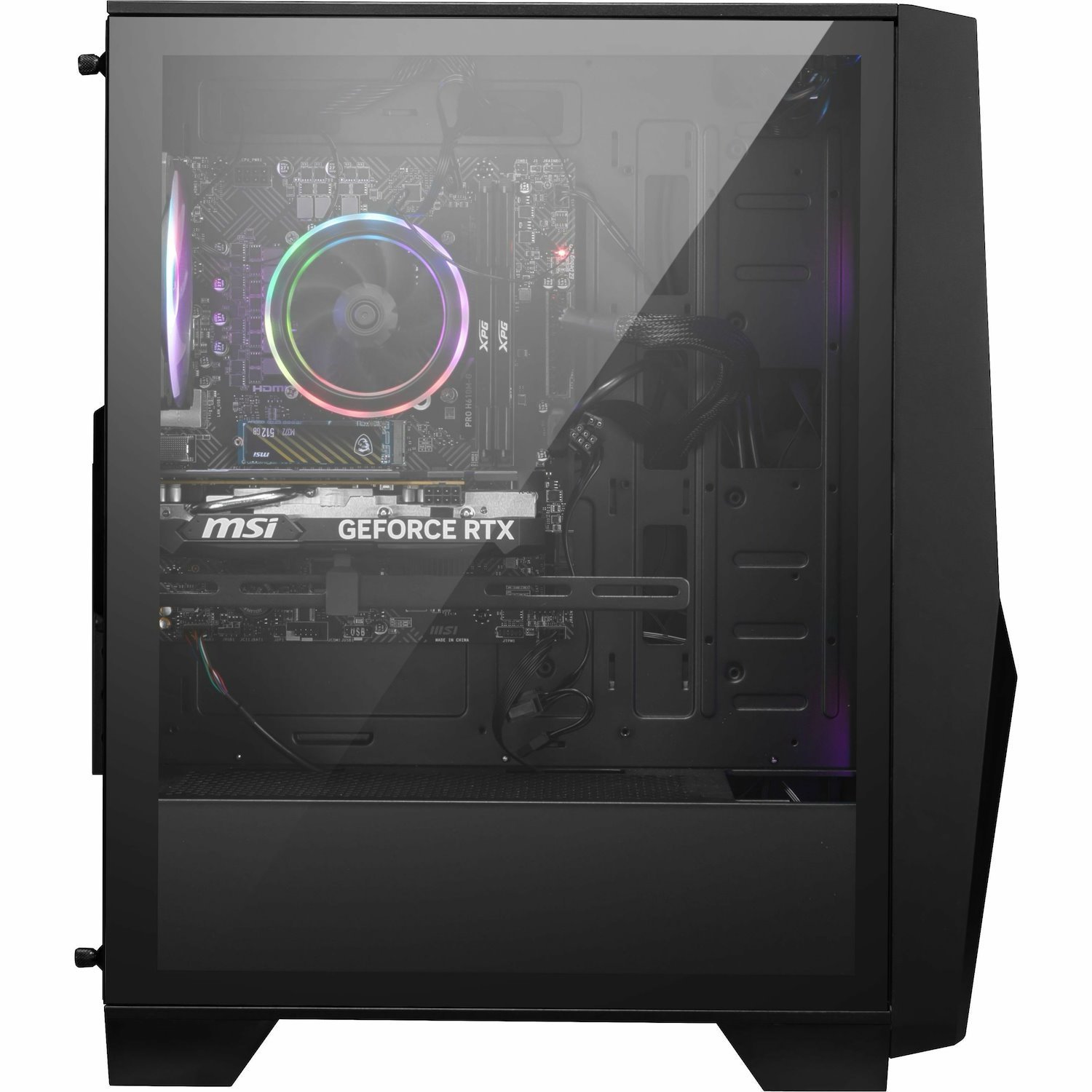 MSI Codex R2 14th Codex R2 C14NUC5-423US Gaming Desktop Computer - Intel Core i5 14th Gen i5-14400F - 16 GB - 1 TB SSD - Black