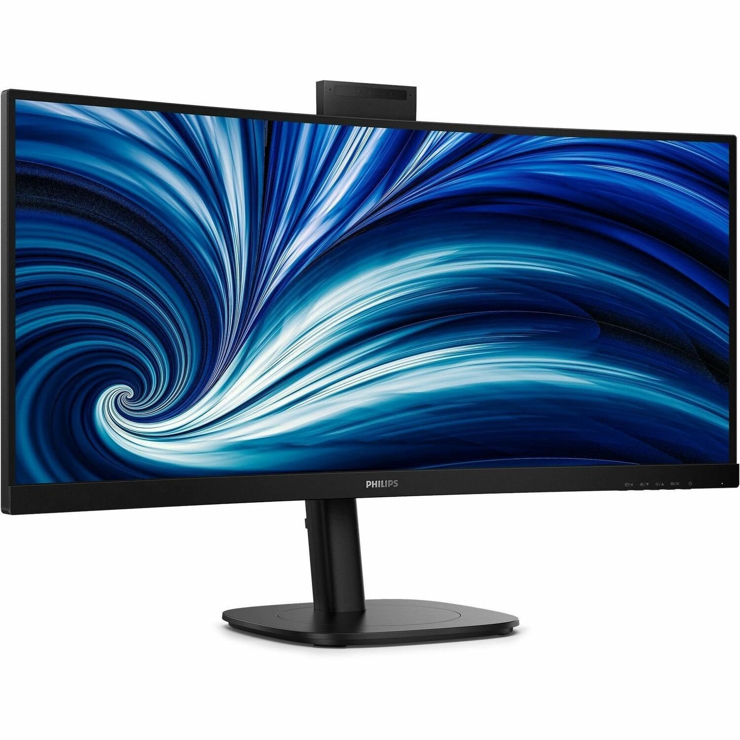 Philips B-Line 34B2U3600CH 34" Class Webcam UWQHD Curved Screen LCD Monitor - 21:9