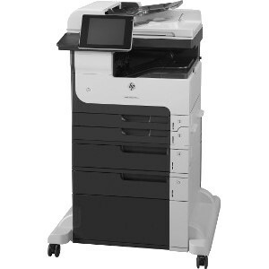 HP LaserJet M725F Laser Multifunction Printer-Monochrome-Copier/Fax/Scanner-41 ppm Mono Print-1200x1200 Print-Automatic Duplex Print-200000 Pages Monthly-1600 sheets Input-600 Optical Scan-Gigabit Ethernet Ethernet